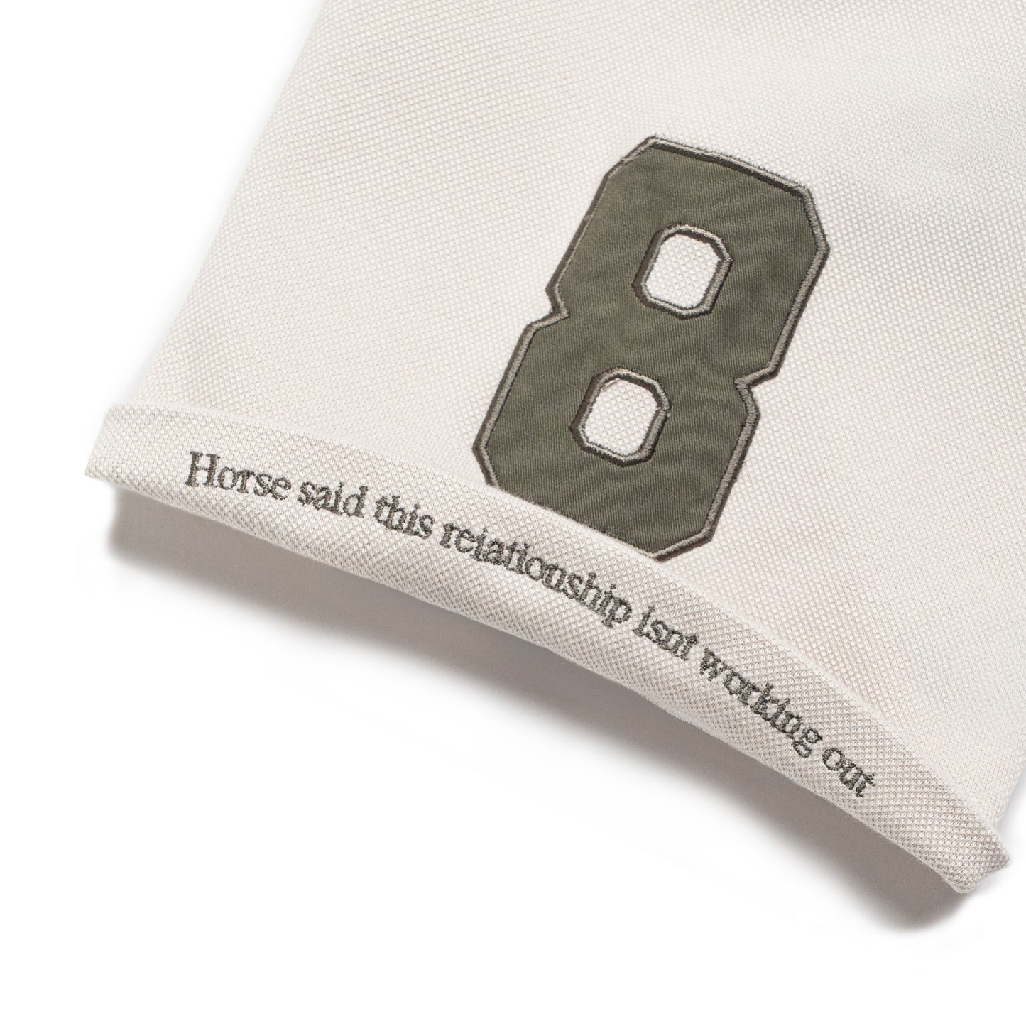 Graphic Pique Oversized Polo Tee