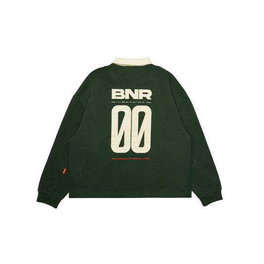 Graphic Interlock Longsleeves Polo Tee