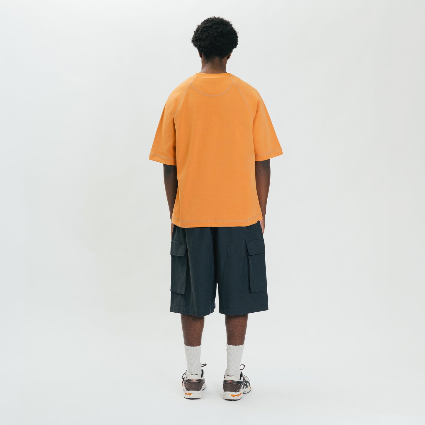 Graphic Interlock Oversized Raglan Tee