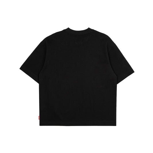 Hidden Pocket Interlock Oversized Tee
