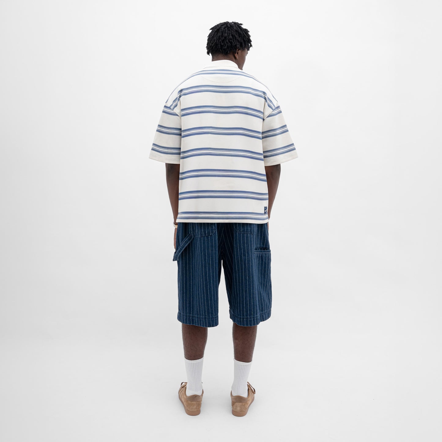 Interlock Stripes Polo Tee