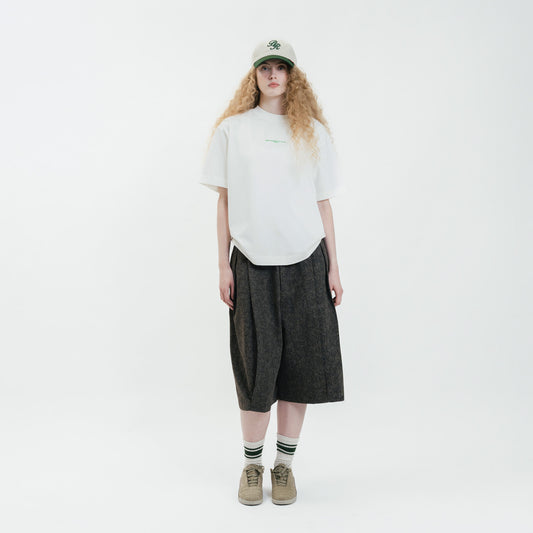 Core Cotton Graphic Cropped Tee
