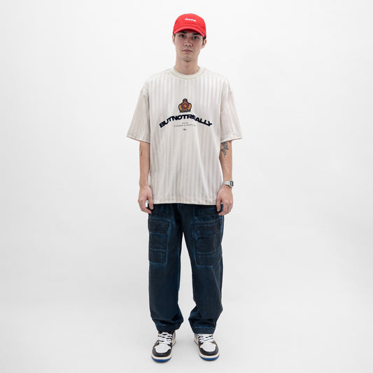 Graphic Stripes Oversized Jersey