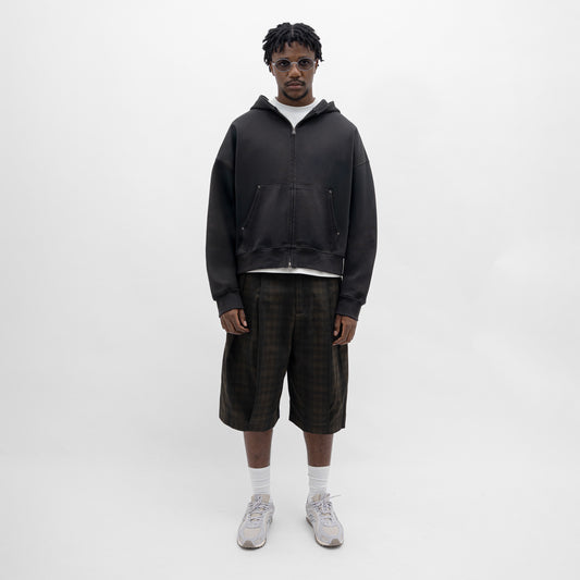 Core Interlock Oversized Zip Up Hoodie