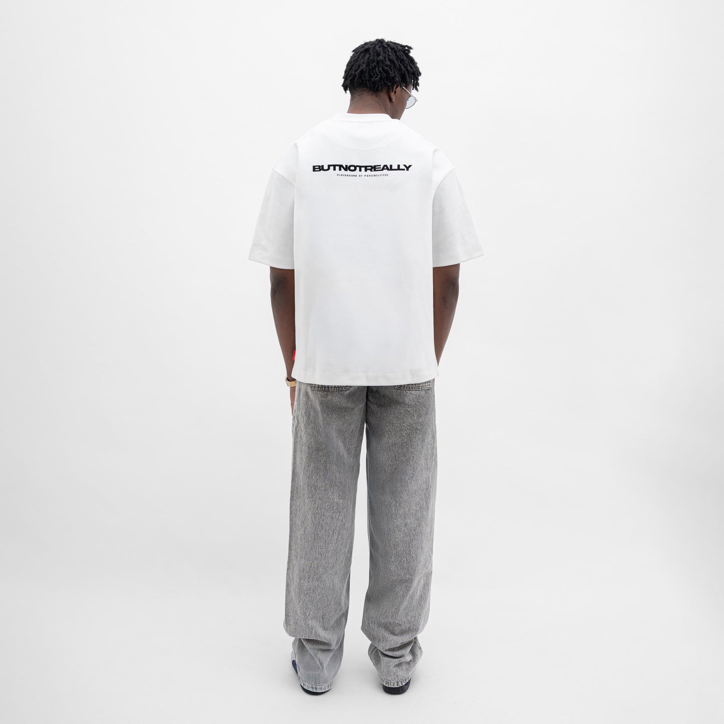 Graphic Interlock Oversized Tee