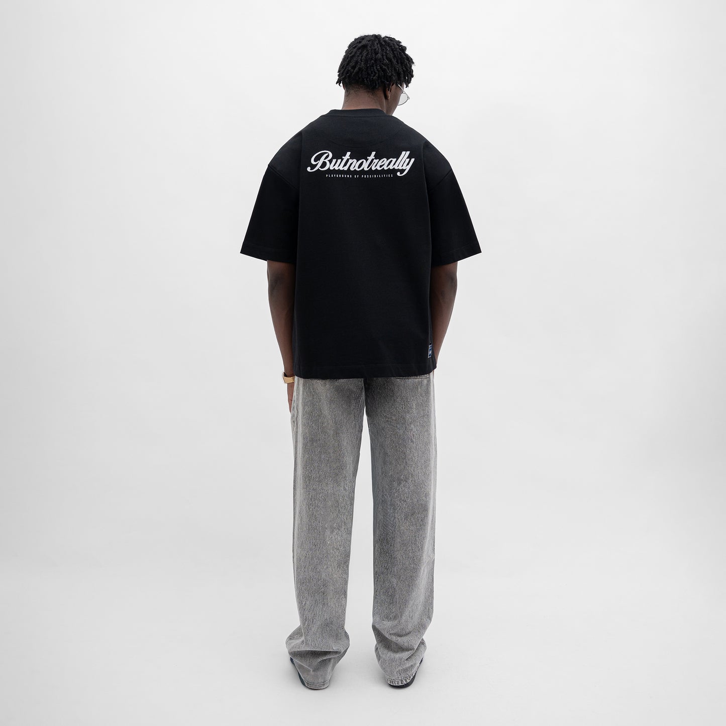 Graphic Cotton Oversized Tee