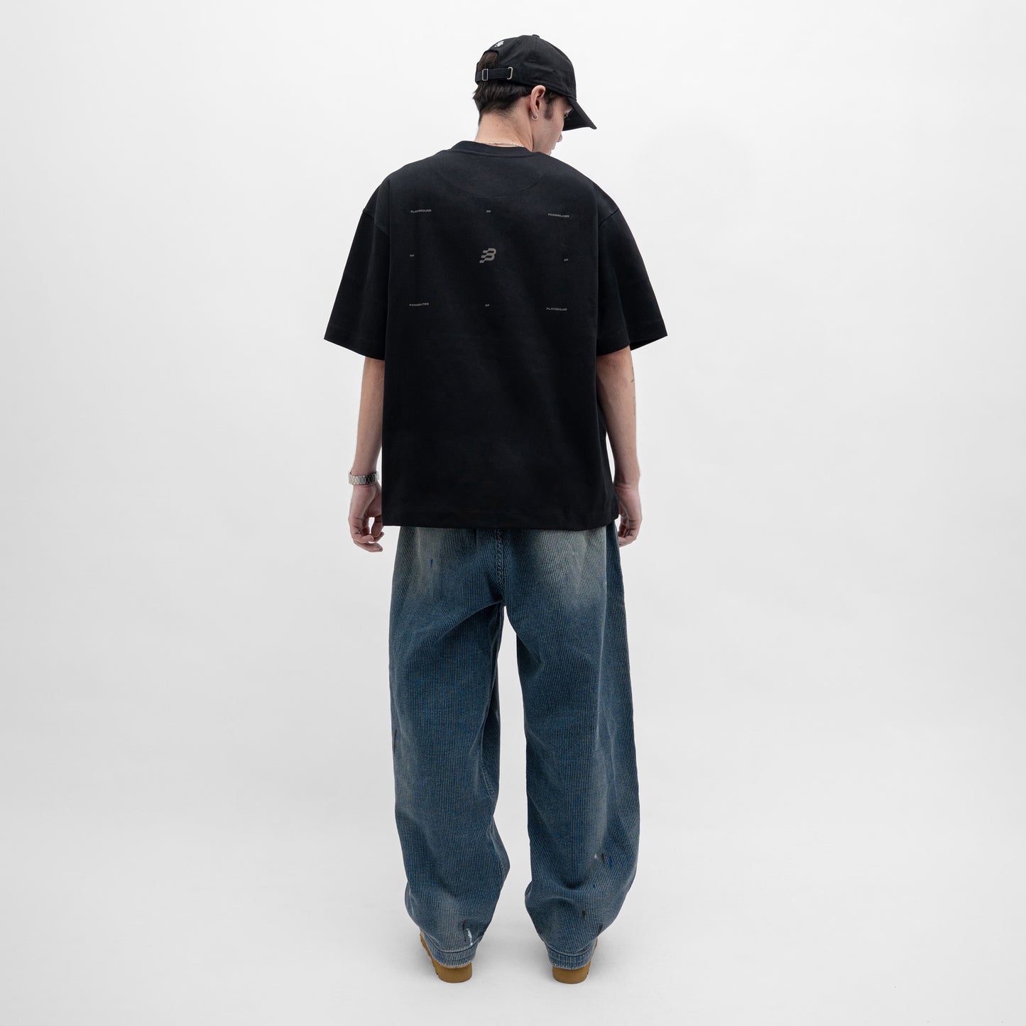 Graphic Interlock Oversized Tee