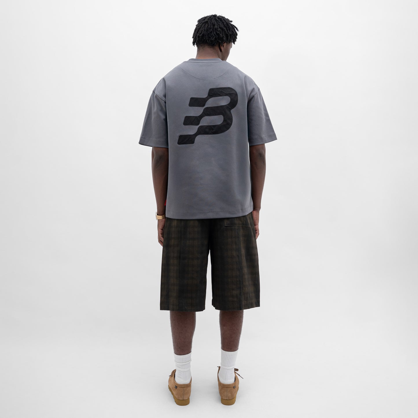 Cotton Wide Fit Pleated Half Pants