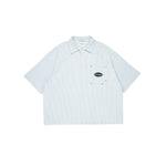 Stripes Graphic Cotton Boxy Shirt