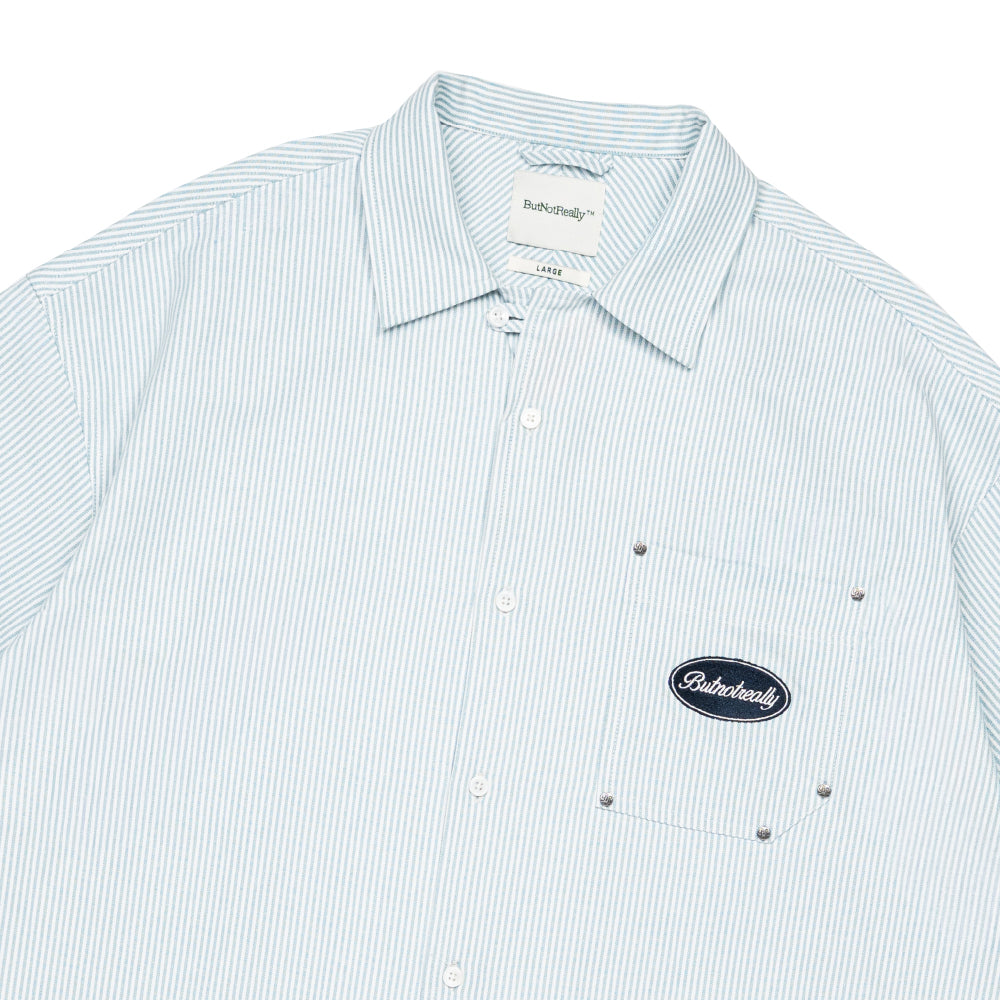 Stripes Graphic Cotton Boxy Shirt