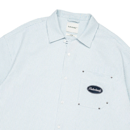 Stripes Graphic Cotton Boxy Shirt