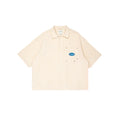 Stripes Graphic Cotton Boxy Shirt