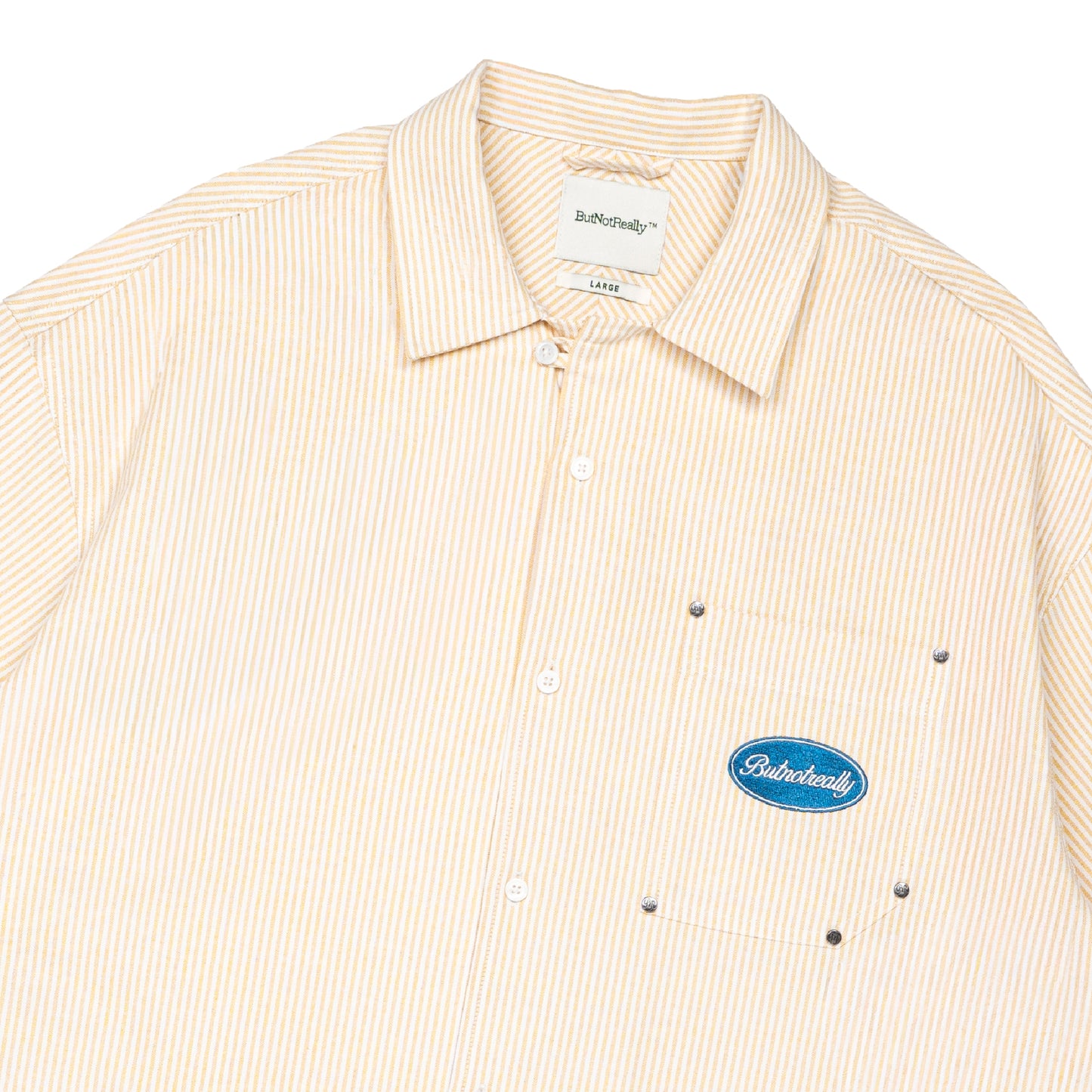 Stripes Graphic Cotton Boxy Shirt