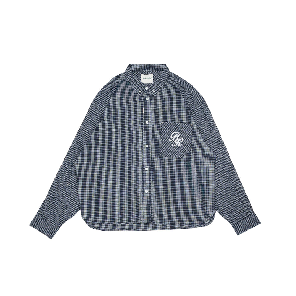 Graphic Cotton Long Sleeves Cropped Shirt