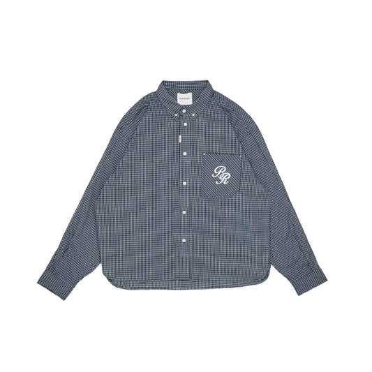 Graphic Cotton Long Sleeves Cropped Shirt