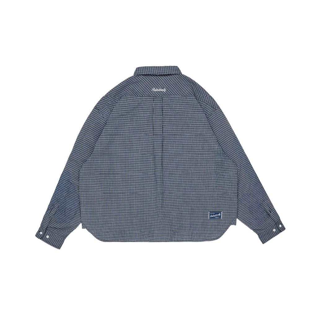 Graphic Cotton Long Sleeves Cropped Shirt