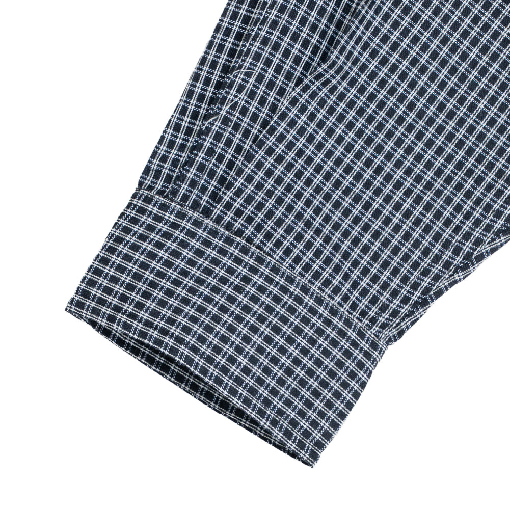 Graphic Cotton Long Sleeves Cropped Shirt