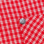 Graphic Cotton Long Sleeves Cropped Shirt