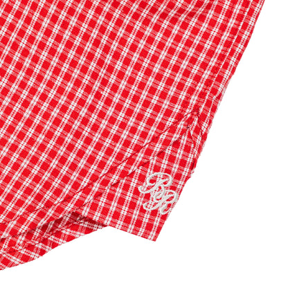 Graphic Cotton Long Sleeves Cropped Shirt