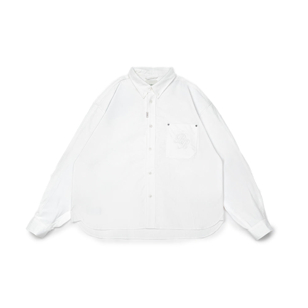 Graphic Cotton Long Sleeves Cropped Shirt