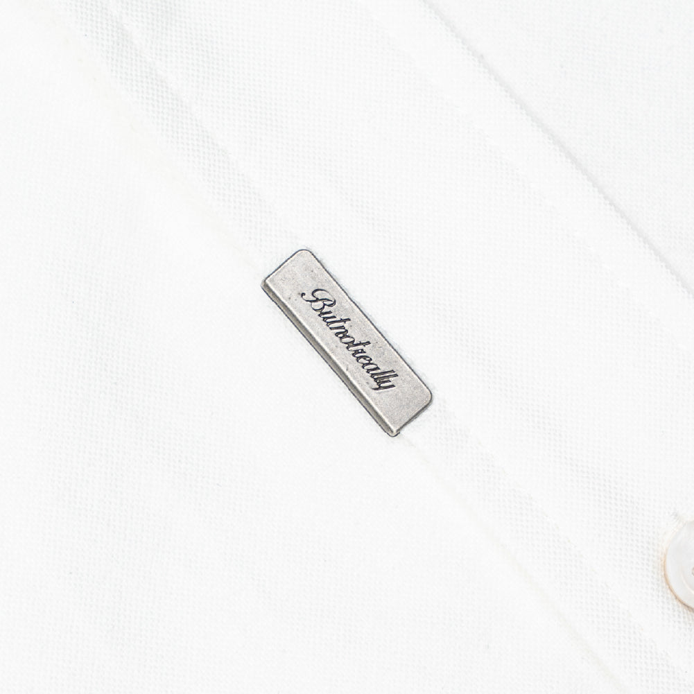 Graphic Cotton Long Sleeves Cropped Shirt