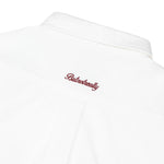 Graphic Cotton Long Sleeves Cropped Shirt