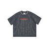 Graphic Mesh Oversized Tee