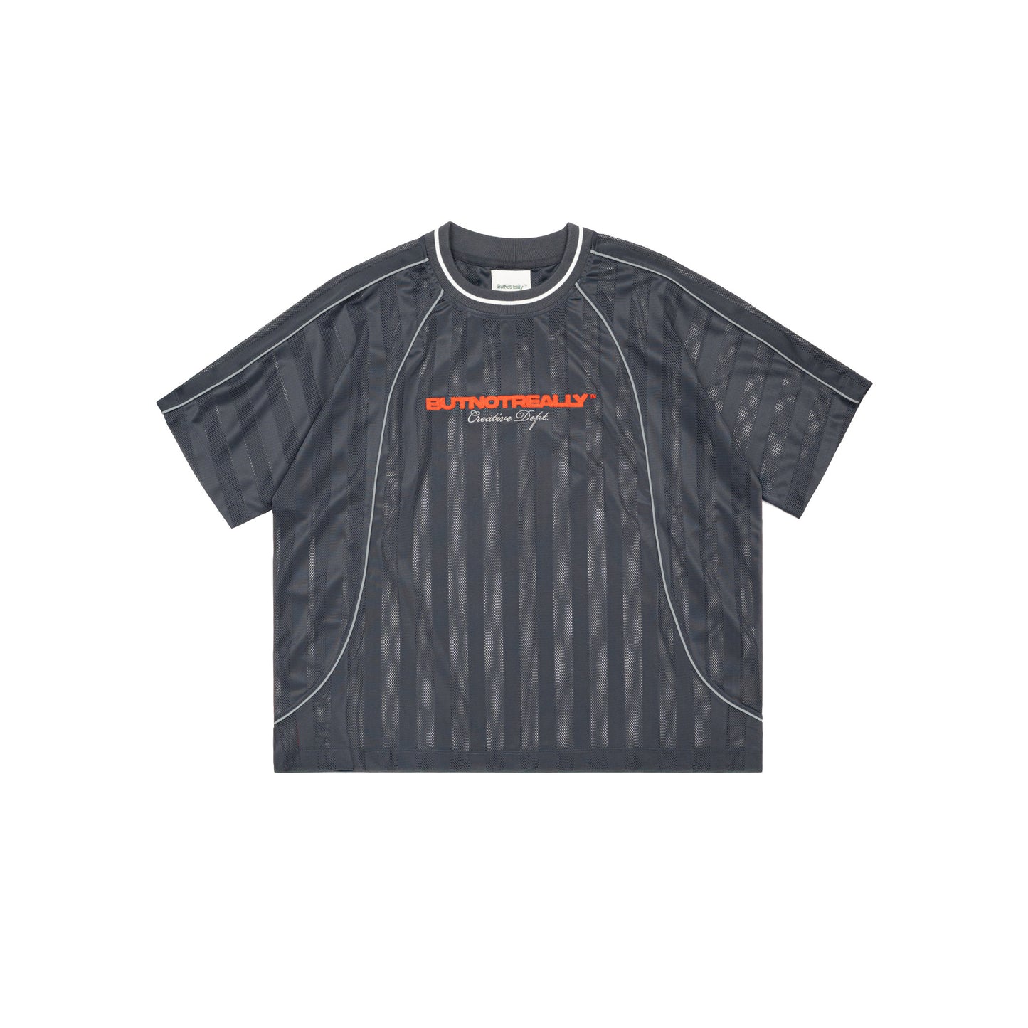 Graphic Mesh Oversized Tee