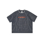 Graphic Mesh Oversized Tee