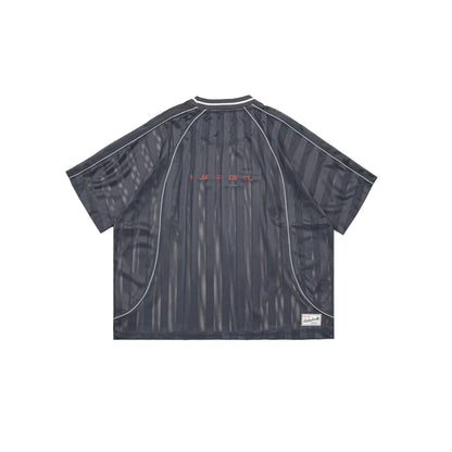 Graphic Mesh Oversized Tee