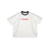 Graphic Mesh Oversized Tee