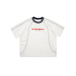 Graphic Mesh Oversized Tee