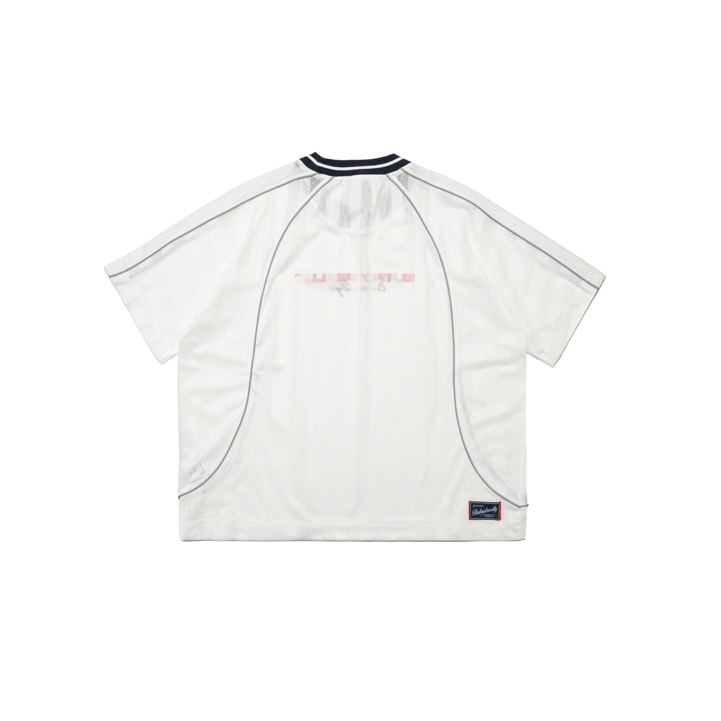 Graphic Mesh Oversized Tee