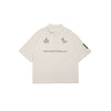 Graphic Pique Oversized Polo Tee