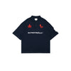 Graphic Pique Oversized Polo Tee