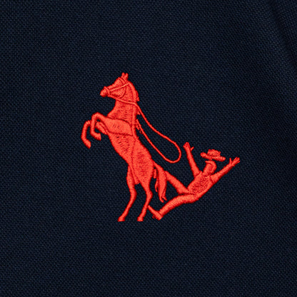 Graphic Pique Oversized Polo Tee