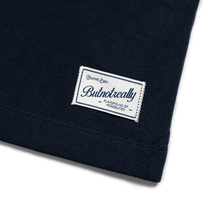 Graphic Pique Oversized Polo Tee