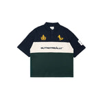 Graphic Pique Oversized Polo Tee