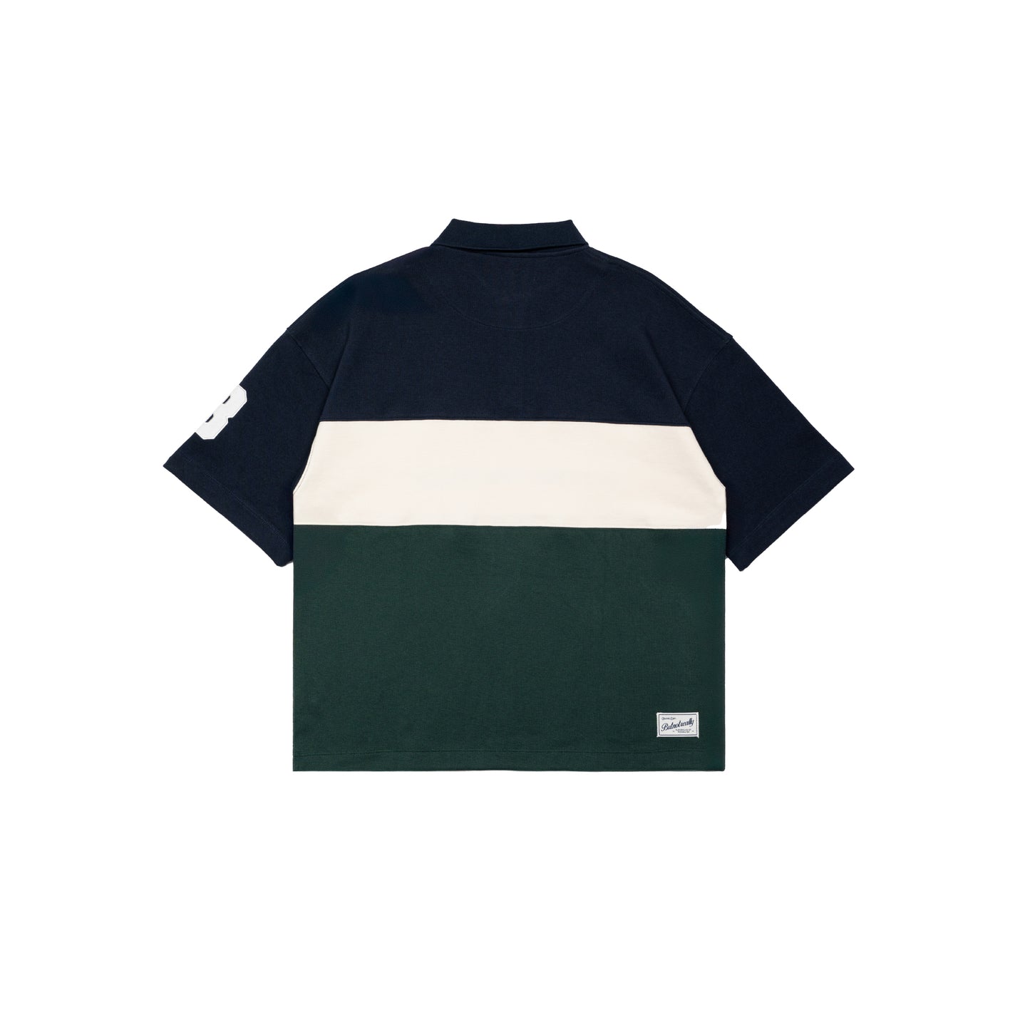 Graphic Pique Oversized Polo Tee