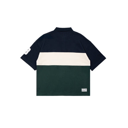 Graphic Pique Oversized Polo Tee