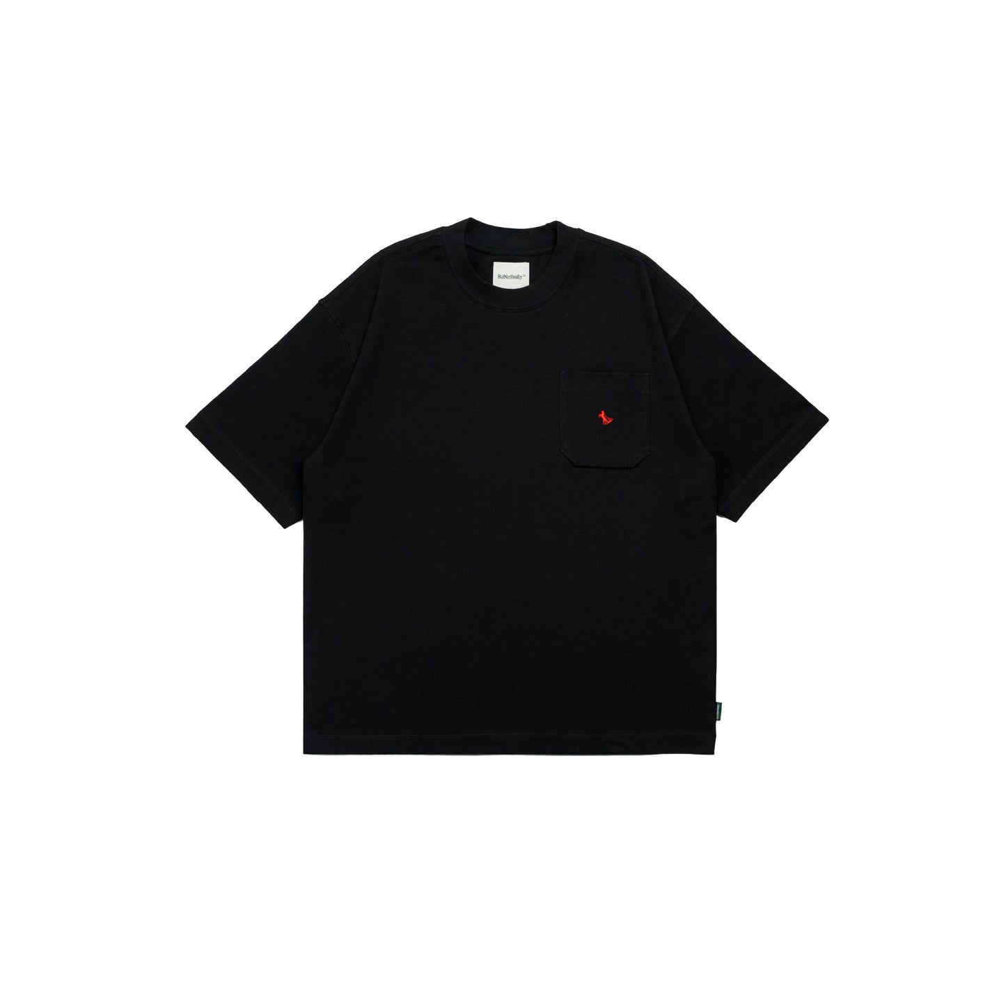 Graphic Cotton Oversized Pocket Tee