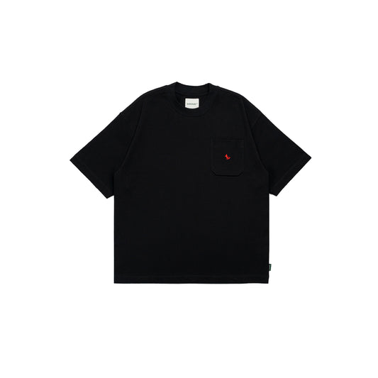 Graphic Cotton Oversized Pocket Tee