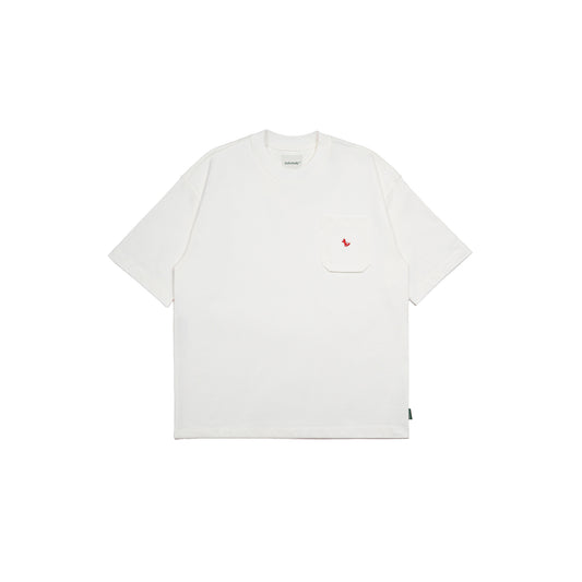 Graphic Cotton Oversized Pocket Tee
