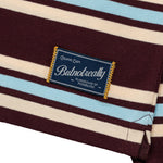 Stripes Cotton Long Sleeves Polo Tee