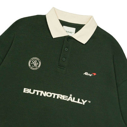 Graphic Interlock Longsleeves Polo Tee