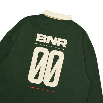 Graphic Interlock Longsleeves Polo Tee