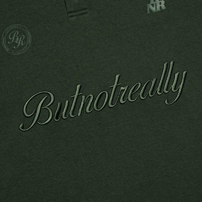 Graphic Interlock Oversized Polo Tee