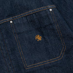 Graphic Denim Cropped Jacket
