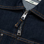 Graphic Denim Cropped Jacket