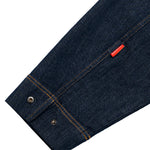 Graphic Denim Cropped Jacket